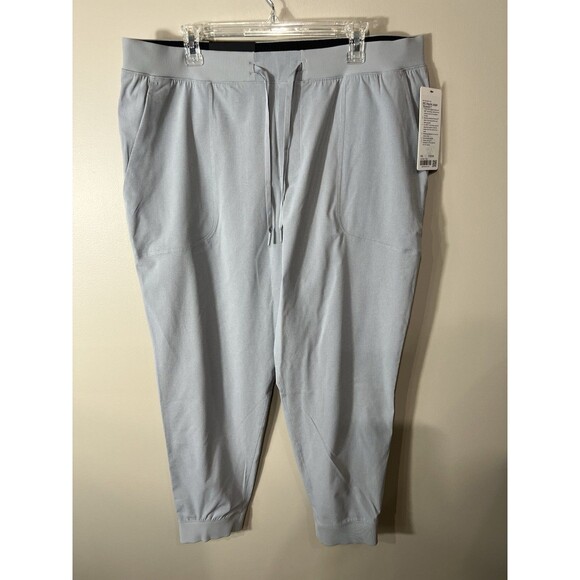 Lululemon Pants Mens XXL Gray Tan ABC Jogger *Riverstone Warpstreme Stretch NEW - Picture 1 of 15